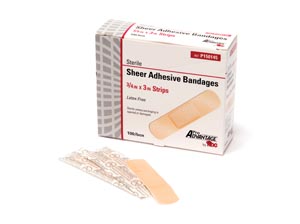 Bandage Adhesive Sheer Sterile ProAdvantage 3/4" .. .  .  